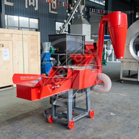 Nouvelle machine agricole multifonctionnelle automatique de découpe et de broyage de fourrage Agricon 4,8 tonnes avec moteur en cuivre pur, convoyeur à chaîne et tamis pour volailles