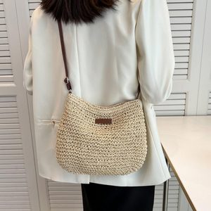 Nuevo Bolso Tote <span class=keywords><strong>de</strong></span> Poliéster <span class=keywords><strong>de</strong></span> Color Sólido, Estilo Vintage, Portátil y Elegante para Mujer, Gran Capacidad, para Otoño/Invierno/Primavera/Verano, <span class=keywords><strong>Playa</strong></span> - Product Image 3