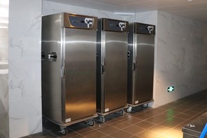 Insulated Hot Food Cabinet <b>Trolley</b> Holding Warmer <b>Cart</b> Hotel Equipment FCHT01S11B Food Warmer Cabinet FCHT01S11B FCHT01S11B Food - Product Image 6