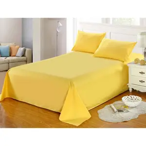 C 40*40 110*90 200TC Custom Plain Dyed 100% Cotton Flat Sheet Bed Sheet Manufacturers in China