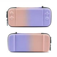 Casing Keras Ber-resleting Warna Macaron dari EVA untuk New 3DS XL LL, Tahan Air, Logo Timbul, Anti Debu, Trendi, Anti Guncangan, Pelindung Gaming