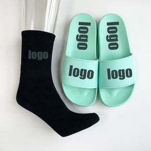 Calcetines <span class=keywords><strong>de</strong></span> algodón puro personalizados para mujer y mujer, <span class=keywords><strong>sandalias</strong></span> deslizantes con <span class=keywords><strong>plataforma</strong></span>, marca privada, unisex, <span class=keywords><strong>2022</strong></span> - Product Image 3