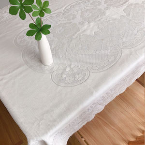 Offre Spéciale personnalisé hôtel salle à manger élégant Rectangle dentelle <span class=keywords><strong>nappe</strong></span> mariage nappes bon marché pour la fête <span class=keywords><strong>de</strong></span> mariage - Product Image 3