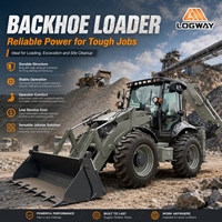 Backhoe Loader NIMBUS Tersedia, Kapasitas Bucket Backhoe 0.3m3, Operasi Multiguna untuk Infrastruktur Pedesaan