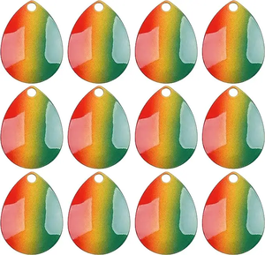 Lames Colorado peintes pour la fabrication de leurres, lames de spinner personnalisées colorées pour harnais Inline Spinners - Product Image 4