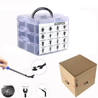 HE132 620 pièces 16 tailles Clips de fixation universels pour pare-chocs de voiture