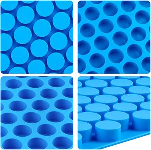 Runde Süßigkeiten-Formen Silikonformen für harte Süßigkeiten Karamellen Schokolade Ganache-Eiswürfel - Product Image 4