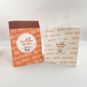 Sacs de shopping en kraft personnalisés écologiques, sacs cadeaux pour anniversaire, festival, sacs d'emballage pour aliments, cupcakes, boîte de rangement - Product Image 2