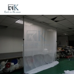 Easy install Pipe Kit and Drape Aluminum <b>Standing</b> Curtain System Wedding <b>Backdrop</b> Trade Show Photo Booth - Product Image 3