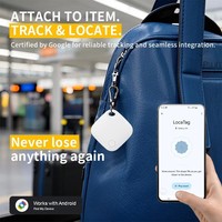 2025 Mini traqueur GPS intelligent IP67 étanche Anti-perte Key Finder fonctionne avec Android et Google Find My Device