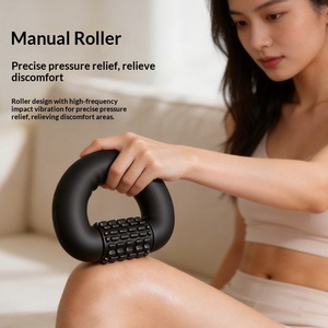 Dispositivo de Masaje Manual 2 en 1 de Alta Vibración con Rodillo para Masaje y Celulitis - Product Image 2
