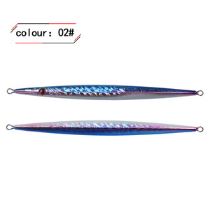 Señuelo de Pesca Ya Jie para Jigging, 160g, con Polvo Láser Azul, Morado y Amarillo, para Pesca de Atún en Alta Mar, Señuelo de Fondo, Hundimiento Rápido, Movimiento Lento - Product Image 4