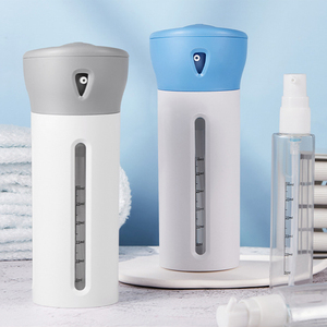 Distributeur de liquide Portable 4-en-1 30ml PP Récipient de voyage étanche pour parfum Shampooing Conditionneur <span class=keywords><strong>Lotion</strong></span> rechargeable - Product Image 4