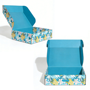 Boîte d'expédition pliante avec logo personnalisé, boîte d'emballage cadeau en carton ondulé - Product Image 6