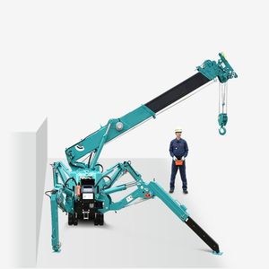 رافعة زاحفة صغيرة 8 طن لمواقع البناء، معدات رفع بارتفاع 20 متر، رافعة عنكبوتية 8 طن - Product Image 3