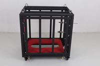 Thème de sexe meubles métal SM Bondage contraintes esclave Cosplay chien Cage pour BDSM Sexuales jeux Bondage dispositif