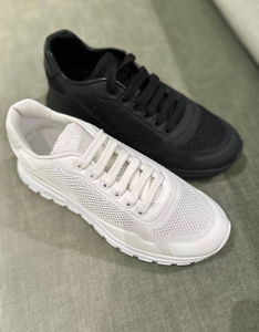 2026 Nuove <span class=keywords><strong>Scarpe</strong></span> da Corsa <span class=keywords><strong>Sportive</strong></span> Bianche da Uomo <span class=keywords><strong>di</strong></span> Marca Designer con Lacci, in Vera Pelle e Fodera in Mesh, Tendenza Moda Lusso Leggero - Product Image 4