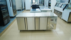 Refrigerador de sobremesa Tres puertas Debajo DE LA MESA Refrigerador de acero inoxidable Debajo del banco Nevera - Product Image 3