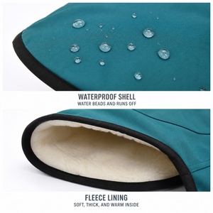 Abrigo de Invierno para Perro, Impermeable, Doble Capa, Forro Polar Cálido, Cuello Alto Ajustable para Perros Pequeños, Medianos y Grandes, <span class=keywords><strong>Ropa</strong></span> para Perros - Product Image 3