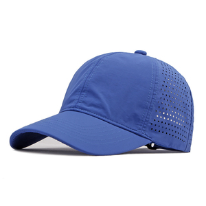 Sombrero de golf con logotipo personalizado, gorras ajustadas de moda deportiva, gorra de béisbol de secado rápido con etiqueta de cuero personalizada impermeable de poliéster Unisex - Product Image 4