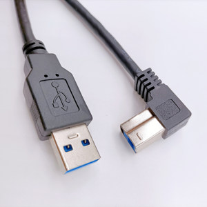 USB 3.0 Micro B Male Female Right-Angle Nickel Plated Elbow <strong>Cable</strong> 3A Fast Charging PVC Braid Shielding Industrial Machine <strong>Vision</strong> - Product Image 2