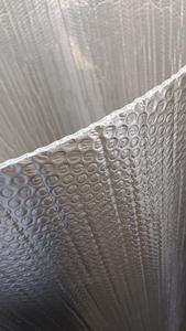 Feuille de bulle industrielle en aluminium revêtue de PE amortissement thermique du bruit pour les bâtiments métalliques véhicules entrepôts froids - Product Image 5