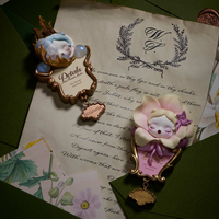 Pour les collectionneurs : Aimant de réfrigérateur en PVC SKULLPANDA Petals Four Acts Series – Jouet tendance, boîte mystère, décoration périphérique de collection