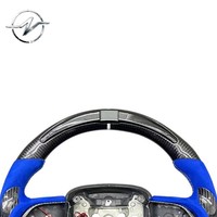 Volant sport personnalisé à 3 branches en cuir perforé et fibre de carbone pour BMW F10 F30 F11 F15 F16 Série 3 Série 5 X5 X6