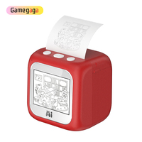 Printer Termal Portabel B6 AI Mini Printer Saku 2.8 Inci Printer Pintar untuk Anak-anak Baterai 1500mAh 240*320 IPS Hadiah Edukatif