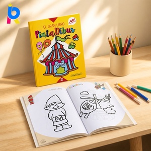 Libro de Colorear Personalizado para Niños, Dibujo con Colores Claros - Juguetes de Dibujo de Aventuras Mundiales, <span class=keywords><strong>Libros</strong></span> de Arte - Product Image 1