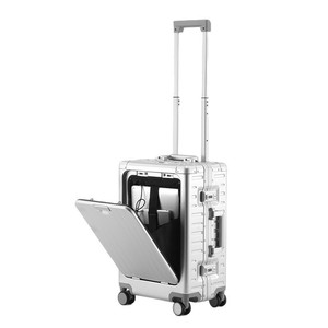 All Aluminum Magnesium Alloy <b>Suitcase</b> 20 Inch 360 Degree Spinner <b>Wheel</b> With Lock Business Travel Men's Luggage - Product Image 3