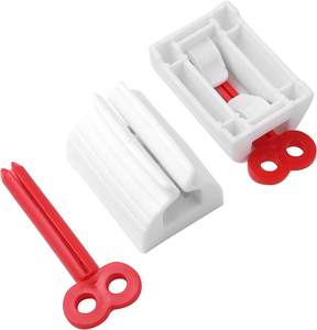 Exprimidor de Pasta de Dientes de Plástico, Dispensador de Pasta de Dientes de Pared con Soporte para Cepillo de Dientes, Suministros para Niños y Adultos, Baño R2166 - Product Image 3