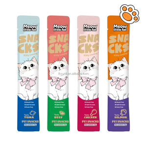 Golosinas Cremosas Orgánicas para Gatos Más Vendidas en Bolsa, Alimento Húmedo a Base de Carne, Suministro al por Mayor, Barras de Comida para Gatos en Barra - Product Image 1