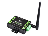 Waveshare RS232/485 POE ETH (B) Server Serial Kelas Industri Casing Logam yang Dapat Dipasang di Rel/Dinding WiFi Ethernet Modbus MQTT A491