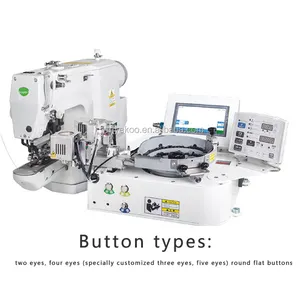 Venta caliente Myekoo Boton automático Ajuste de la maquina de coser