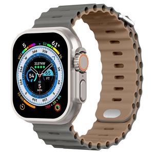 <span class=keywords><strong>Bracelet</strong></span> en silicone directement de l'usine pour IWatch 49mm 46mm 45mm 44mm, <span class=keywords><strong>bracelet</strong></span> Ocean pour <span class=keywords><strong>Apple</strong></span> <span class=keywords><strong>Watch</strong></span> <span class=keywords><strong>Ultra</strong></span> 2, bande 9 8 7, <span class=keywords><strong>bracelet</strong></span> en caoutchouc - Product Image 4