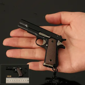 1911 뜨거운 판매 리볼버 현실적인 총과 무기 육군 배출 장난감 총 권총 금속 총 열쇠 고리 아이들을위한 진짜처럼 보입니다.