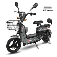 Vélo électrique 14 pouces avec pneus antidérapants, pour usage familial quotidien, avec assistance au pédalage, pour adultes.