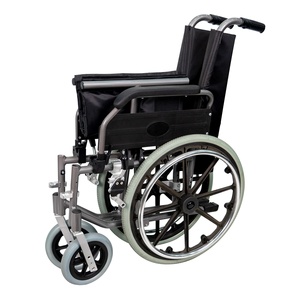 كرسي متحرك قابل للتعديل قابل للتعديل محمول يدوي لنقل سبائك الألومنيوم في المستشفى - Product Image 6