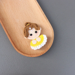 Accessori per capelli da principessa in fuga fatti a mano all'uncinetto KIVA marca simpatici regali per feste creativi in stile nicchia per ragazze donne incinte - Product Image 6