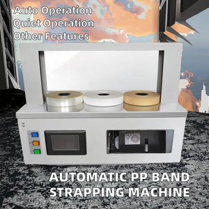 เครื่องรัดสายรัดพลาสติก PP แบบไฟฟ้าสำหรับอาหารและเครื่องดื่ม ระบบรัดอัตโนมัติสำหรับกิ่งไม้และบรรจุภัณฑ์กระดาษ - Product Image 2