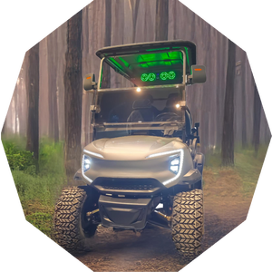 Mini voiturette de golf électrique au lithium 4 places 4500W à prix compétitifs - Product Image 5