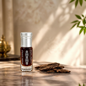 Wood Oud Perfume <b>Lamp</b> Bottle Sandalwood Cap Essential <b>Oil</b> Container Hot Stamping Cosmetic Packaging - Product Image 1
