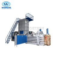 Compacteur de déchets plastiques mixtes, presse à balles hydraulique pour matériaux en vrac, machine à balles pour papier usagé