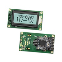 Écran LCD COB de petite taille SCCdisplay JXD0802A-IIC FSTN positif, interface IIC/I2C, module d'affichage matriciel 8x2 points haute luminosité