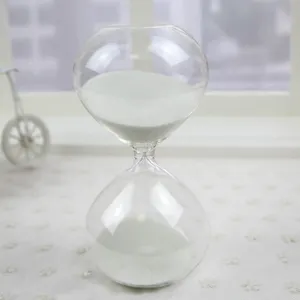 แก้วใสนาฬิกาทรายจับเวลา30นาทีที่มีสีสันทรายเอกภาพนาฬิกาทรายพิธีชุด - Product Image 6