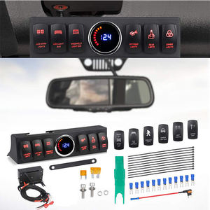 12 فولت 24 فولت نظام مصدر علوي صندوق تبديل الأسلاك مجموعة تسخير 6 عصابة التحكم لوحة التبديل للسيارة - Product Image 2