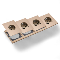 Interruptores y Enchufes de Pared WESA, Enchufe Doble Europeo con USB Tipo C, Enchufe Múltiple para Pared, Combinación Libre, Diseño Moderno y Lujoso