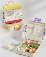Kinderlunchboxen, Voor Maaltijden, Fruit En Enz. Magnetron-Veilig, Multifunctionele Opbergdozen, Food-Grade Studentenlunchboxen