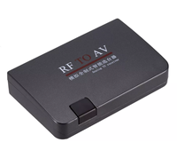 Convertidor de adaptador de RF a AV Salida de audio y video compuesto coaxial a RCA para televisores antiguos, VCR, consolas de juegos retro (NTSC/PAL)